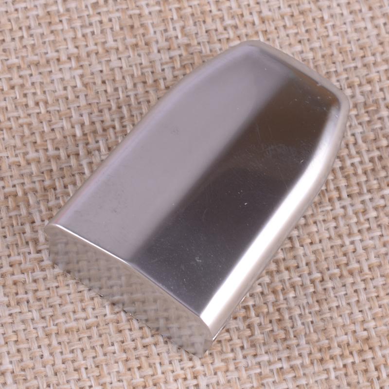 13596115 Silver Car Front Door Handle Lock Cylinder Cover Cap Fit for Cadillac Escalade ESV 2015-