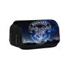 Cartoon Harry Potter Pattern Double Layer Stationery Storage Bag For Students And School Supplies