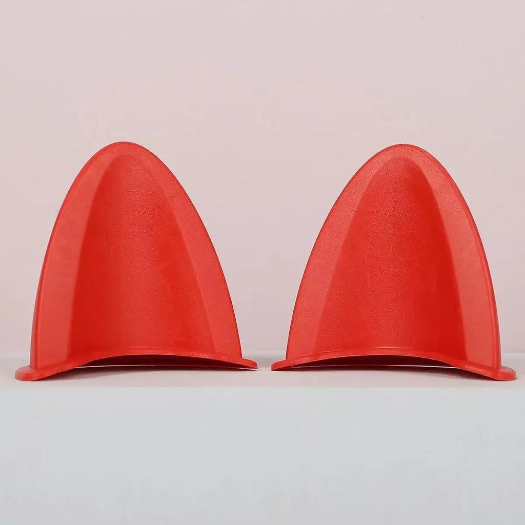 Motorcycle Electric Car Helmet New Cute Cat Ears Helmet Decoration  Styling Double-sided Stickers Decor Helmet Accessories Tools