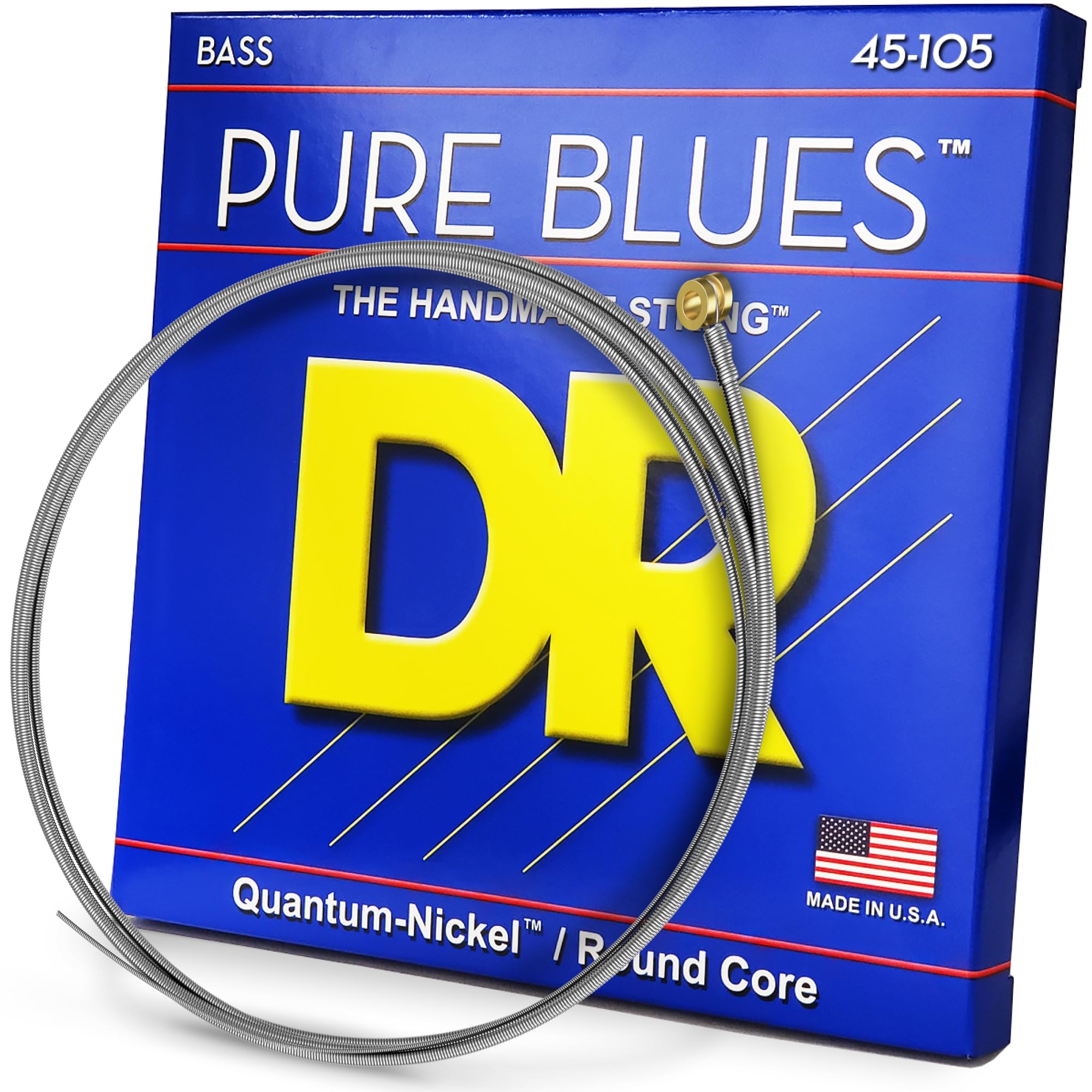 

Струны для бас-гитары DR Strings Pure Blues Quantum Nickel, .045-.105, PB-45 [Официальный японский продукт]