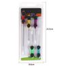 5 Pcs Carp Fishing Boilie Needle Set Non Slip Grip Handles Durable Stainless Steel Tips For Outdoor Fishing Bait Rigging