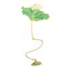 5 Pcs/Set Creative Book Markers Metal Reading Bookmarks Leaf Shape Page Markers Chinese Style Bookmarks for Book Lovers