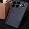 Phone Case - Case for OPPO for RealMe GT 3 2 GT3 GT2 Pro 5G Case, Vintage Washed Twill Texture Faux Leather Protective Back Cover