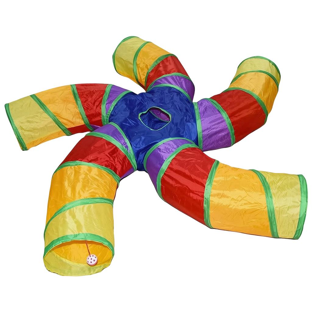 Interactive Tunnel Toy for Indoor Cats and Exercise