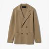 Tagliatore Willy Db Cotton Knit Jacket Taupe