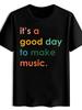 T-shirt A Short-Sleeved Featuring Vintage Elements