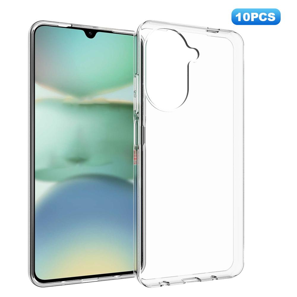 

10 шт./уп. Для Xiaomi Redmi A5 4G (171.7мм)/Чохол для Poco C71 4G Без водяних знаків Захисний прозорий чохол для телефону з ТПУ Type A