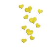 10pcs Love Hearts Mirror Wall Sticker Durable DIY Simple Wall Stickers Decal Removable Paster for Living Room Art Home Decor