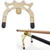 Metal Durable Anti-slip Billiards Snooker Pool Cue Rest Bridge Head Holder Billiard Accessory(High Type with plastic Particle )