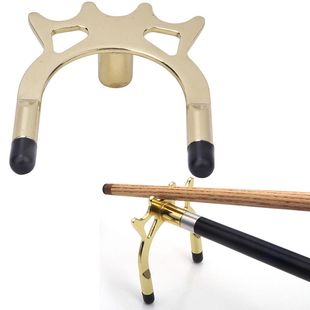 Metal Durable Anti-slip Billiards Snooker Pool Cue Rest Bridge Head Holder Billiard Accessory(High Type with plastic Particle )