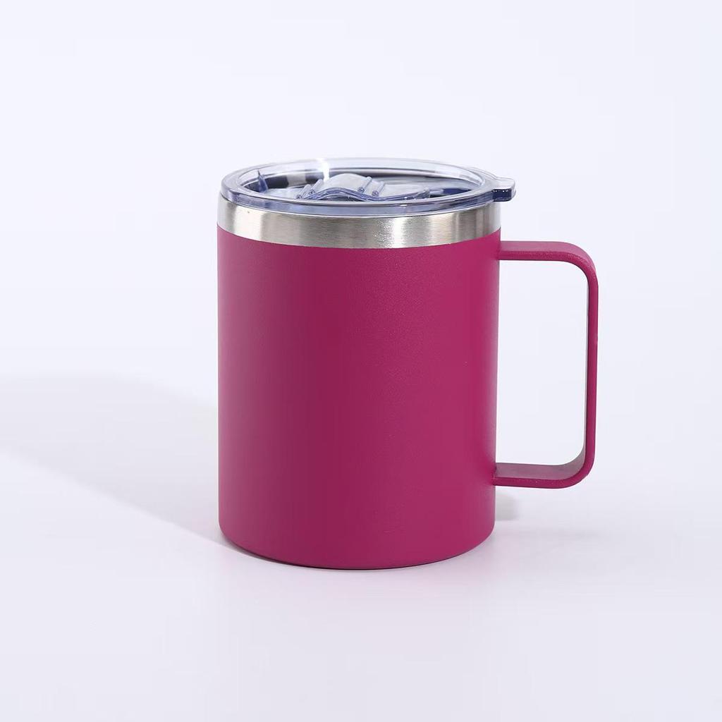 12oz/24oz Double Wall Vacuum Insulated Stainless Steel Mug with Lid