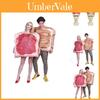 Halloween Couples Food Costume Set With Composite Fabric For Stage Performance