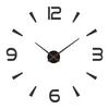 Modern Design Large Wall Clock 3D DIY Quartz Clocks Watches Acrylic Mirror Stickers Living Room Home Decor Horloge