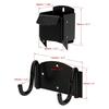 Wheelbarrow Storage Hook Wall Mount Garage Storage Hook Set with Lower Support Base and Hardware for Shed Storage for Daily Garage Use