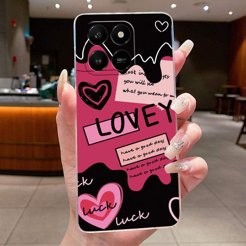 For Honor X7D Honor 400 Smart 4G 5G Luxury Dragon Cute Cool Boys Girls Soft silicone Phone Case Back Cover Transparent TPU Shell