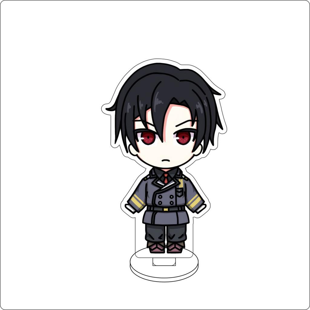10CM Anime 86 eightysix Figurenständer Modell Vladilena Milizé/Shinei Nouzen/Guns linger Niedliche Schreibtischdekoration Stehschild Geschenke