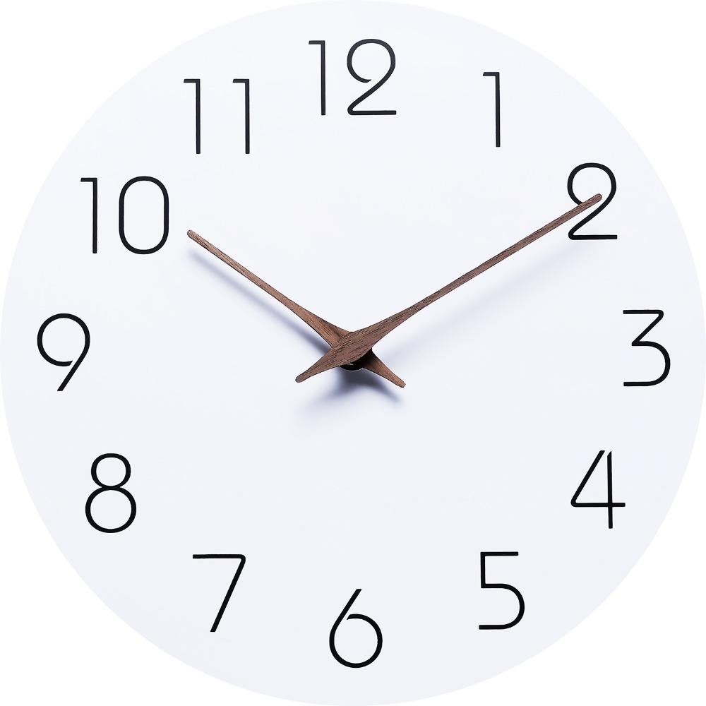 Minimalist Style Silent Clock Non Ticking Digital Clock Decorative Scale Clock  Office Use