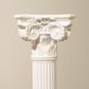 2/4pcs Vintage Roman Column Sculpture Ornaments Architecture Resin Collectible Photography Prop Desktop Decor Sculpture Ornament