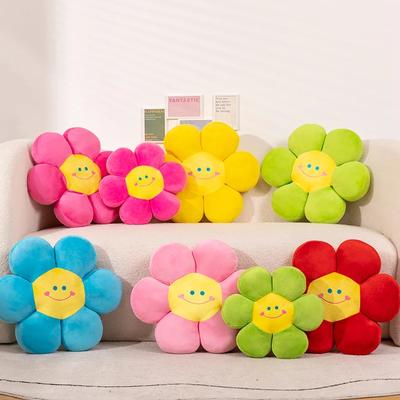 Sunflower Pillow Small Daisy Cushion Petals Flowers Cute Birthday Gifts 35/45cm Home Decoration Bedroom Office Supplies
