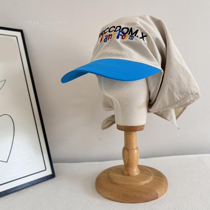 Wide Brimmed Baseball Hat Sun Hat Outdoor Hat Curved Brimmed Kerchief for Exercise Baseball Hat Headwear