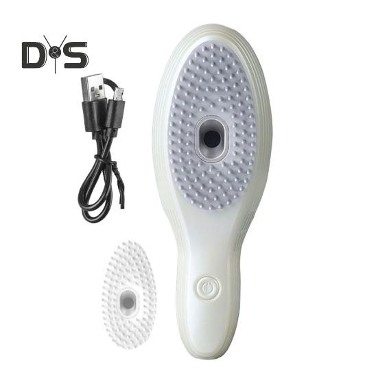 Electric Hair Styling Brush Vacuum Dander Remover & Volumizing Comb with Scalp Massage Type-C Fast Charge Portable Hair Care Tool