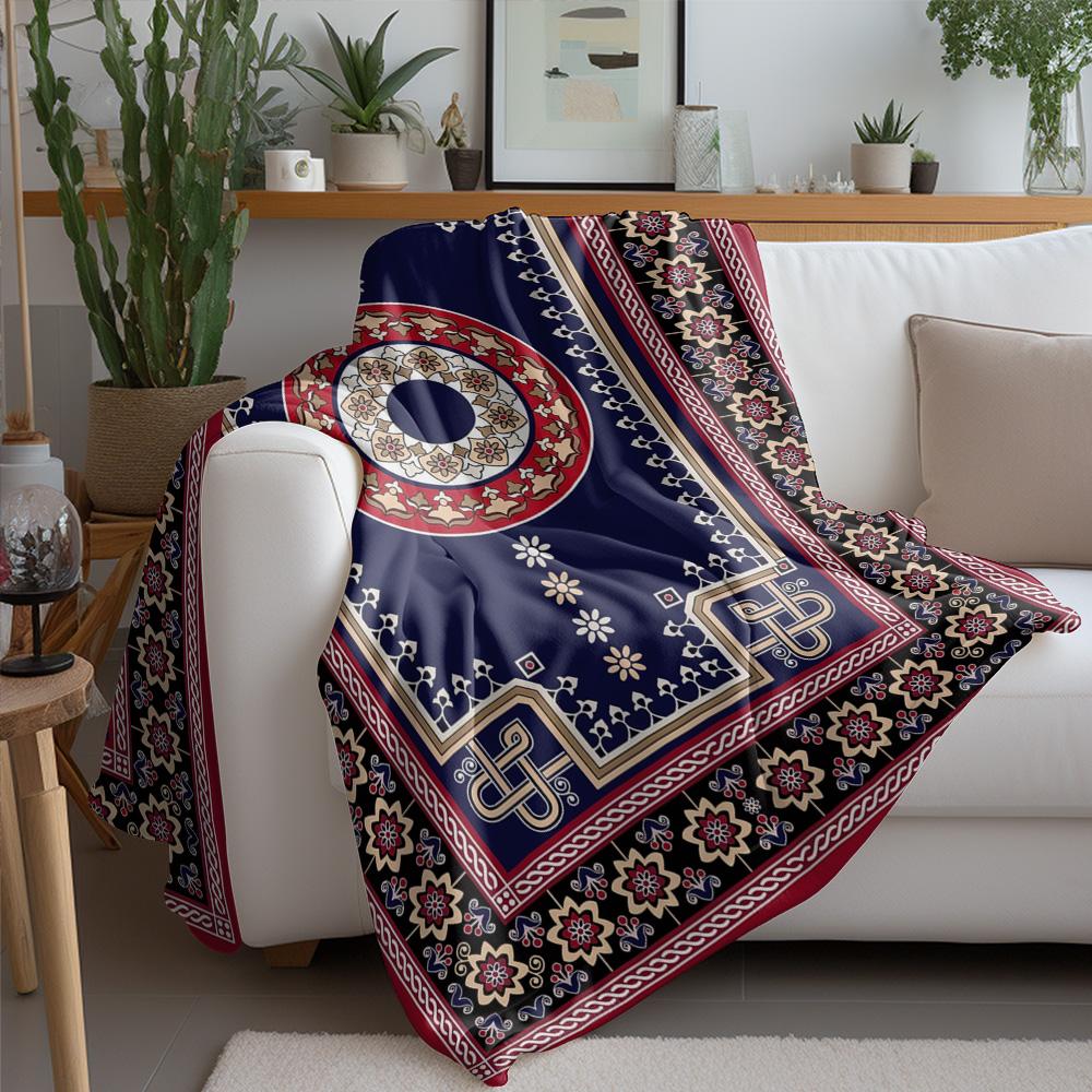 Beautiful Turkish Vintage Style Rug Carpet Blanket Decorative Throw Sofa Bed Accent Home Decor