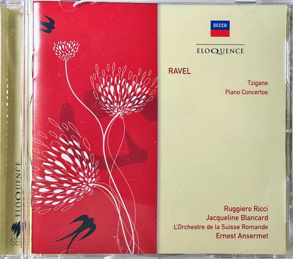 

CD RAVEL, BLANCARD, RICCI, OSR; ANSERM - Tzigane / Piano Concertos 4800070 Decca, SBS 2008 Australia Classical Used