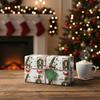 Papier Cadeau Noël 67 Mèmes Rouleau de 90 cm de Longueur 50 cm de Largeur Papier Cadeau Amusant pour Fête de Fêtes Famille Bureau Petit Magasin de Cadeaux