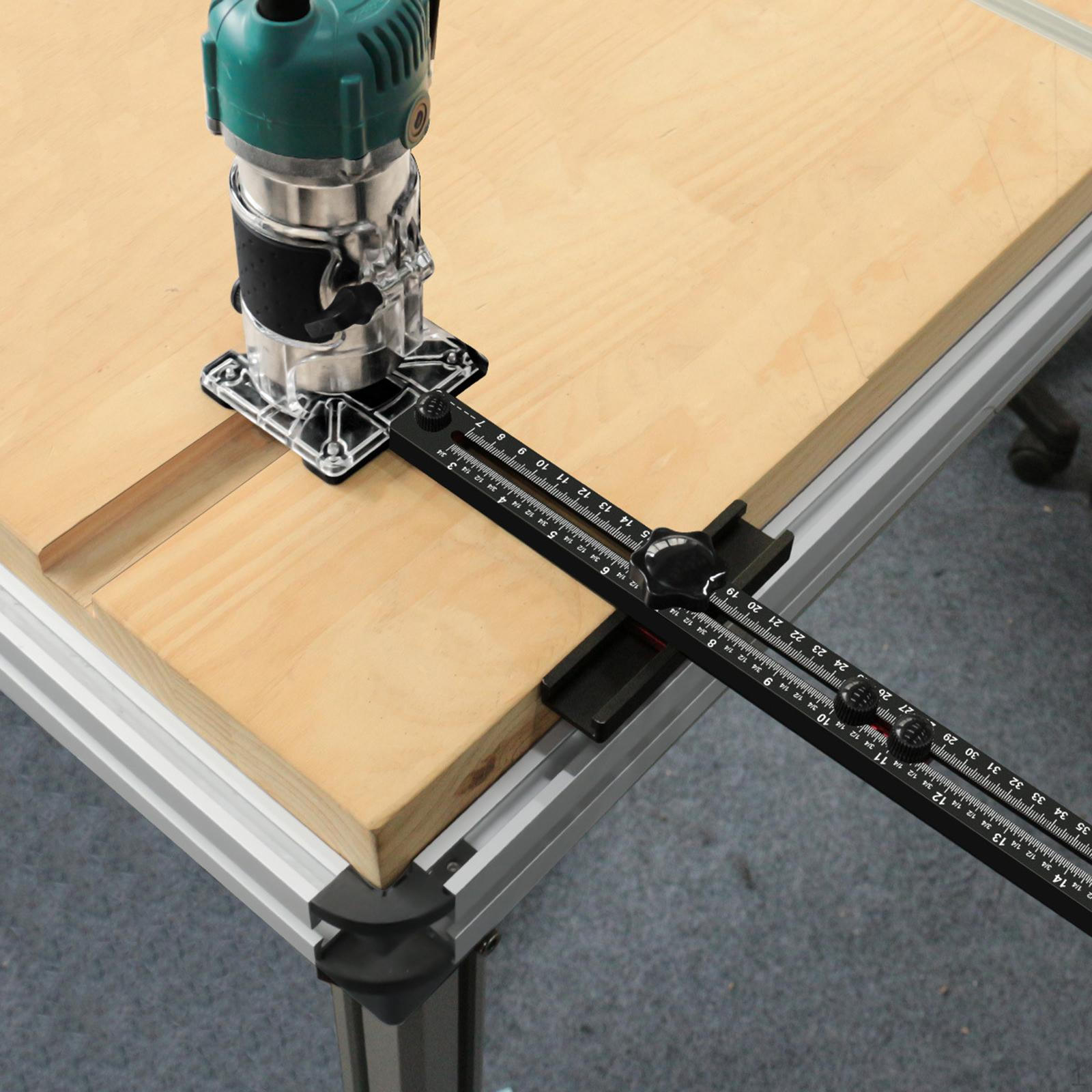 

Router Bit Holder, Adjustable Woodworking Jig Tool, Professional Cabinet Hardware for without Base