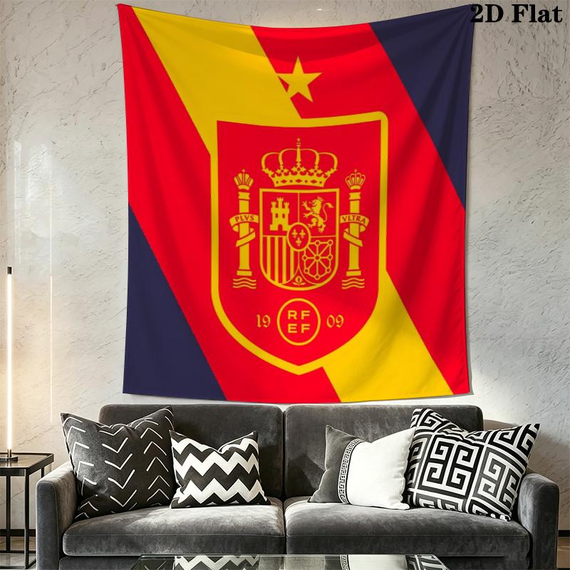 La Roja Wall Tapestry Aesthetic Wall Hanging Printed Fabric Blanket Decorative Tapestries for Bedroom Living Room Home Decor