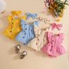 Summer Lotus Ruffle Sleeve Dress & Headband Set with Bloomers for Baby Girls 0-1 Year