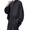 Men's Hong Kong Style Loose Fairy Top - Trendy Long-Sleeve with DK Handsome JK Design