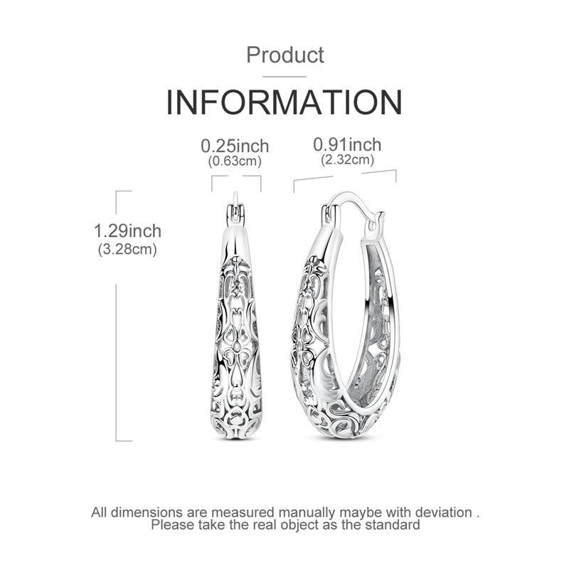 Women Earrings 925 Sterling Silver CZ Zircon Retro Curled Grass Patterned Water Droplets Sparkling Earring Wedding GiftsGood Product