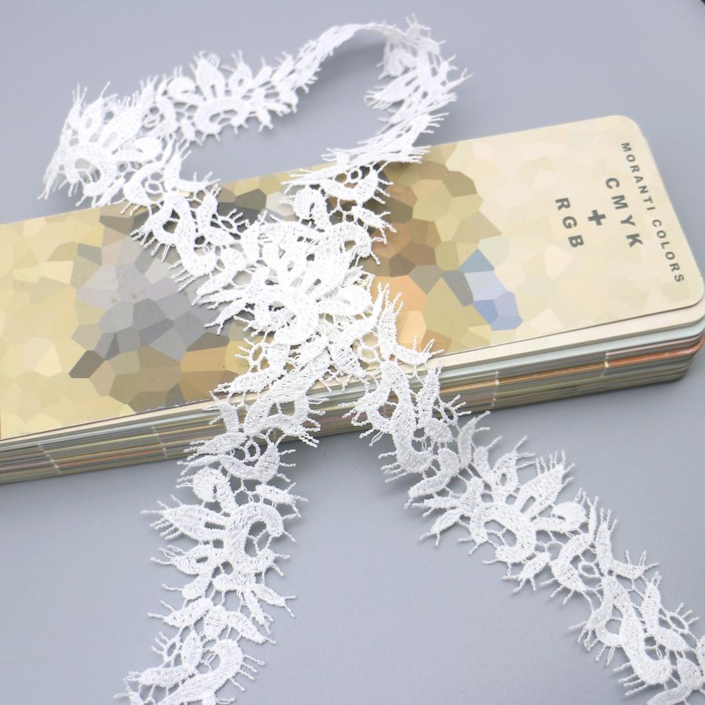 Water Soluble Fine Line Milk Silk Barcode Lace Fashion Small Fragrant Wind Women'S Lace Accessories Lace