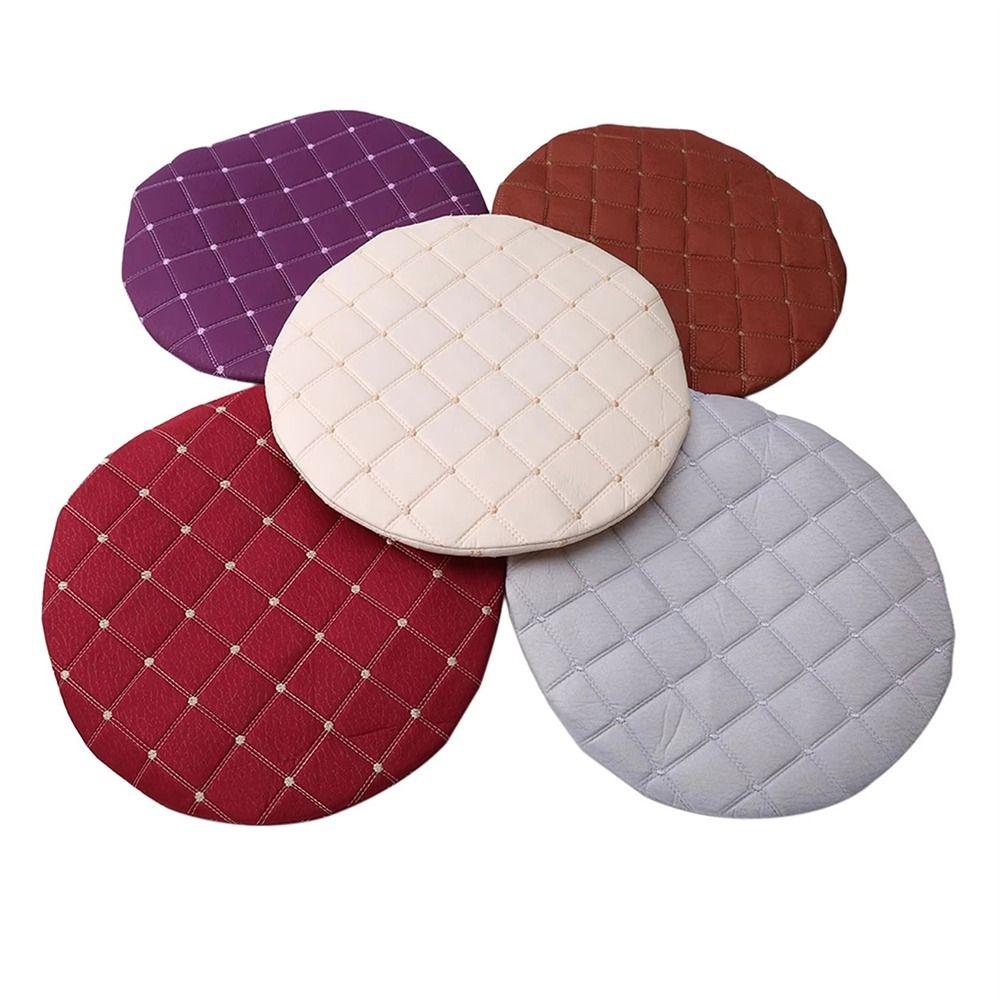 1Pcs Durable Round Chair Cushion Cover Removable Elastic Seat Pads 33cm Bar Stool Cover Home Kitchen Office