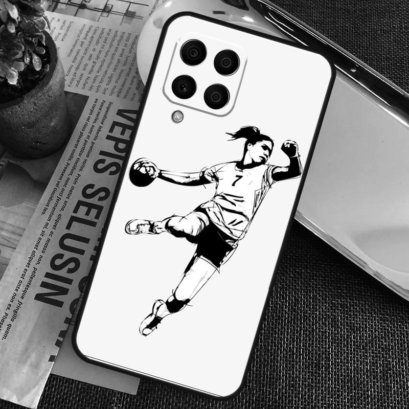 

Handball Sport Case For Samsung Galaxy M15 M55 M13 M23 M33 M53 M31 M51 M14 M34 M54 M20 M30s M12 M32 M52 Samsung M21