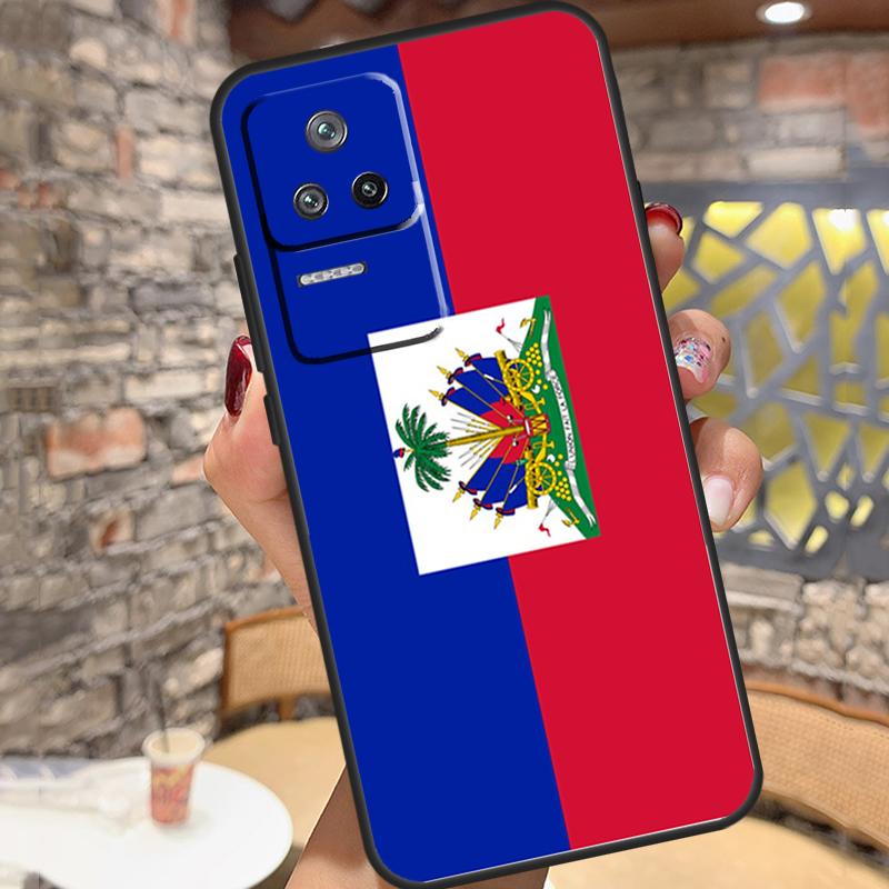 Haiti Haitian Flag Case For Xiaomi 14T Pro 13T 11T 12T 13 14 15 Ultra POCO X6 X7 Pro X3 X5 M6 F5 F6 Pro Cover