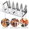 Kebab Rack Stainless Steel Shish Kebab Skewers Rack Universal Barbecue Skewers Holder Grilling