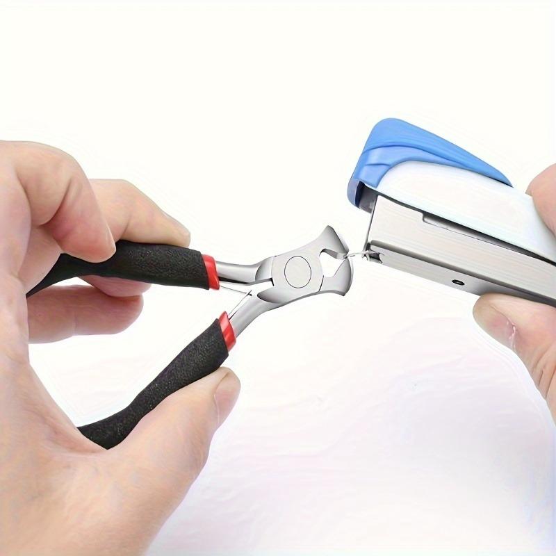 1pc End Cutting Pliers for Jewelry Making, Nail Puller Tool for Carpenter, End Nippers for Zipper Install Stops, Wire Cutting