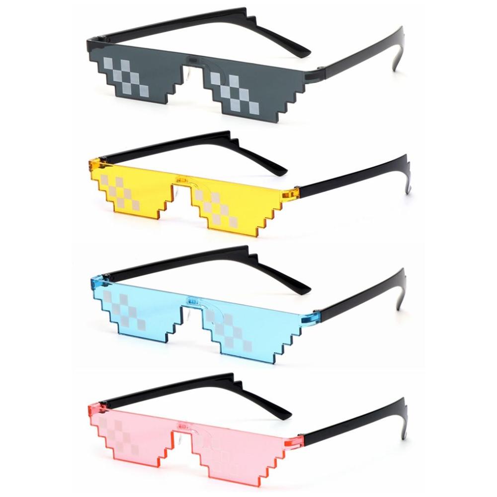 Gift Birthday/Party Cosplay Favors Gamer Robot Sunglasses Pixel Mosaic Sunglasses Sunglasses