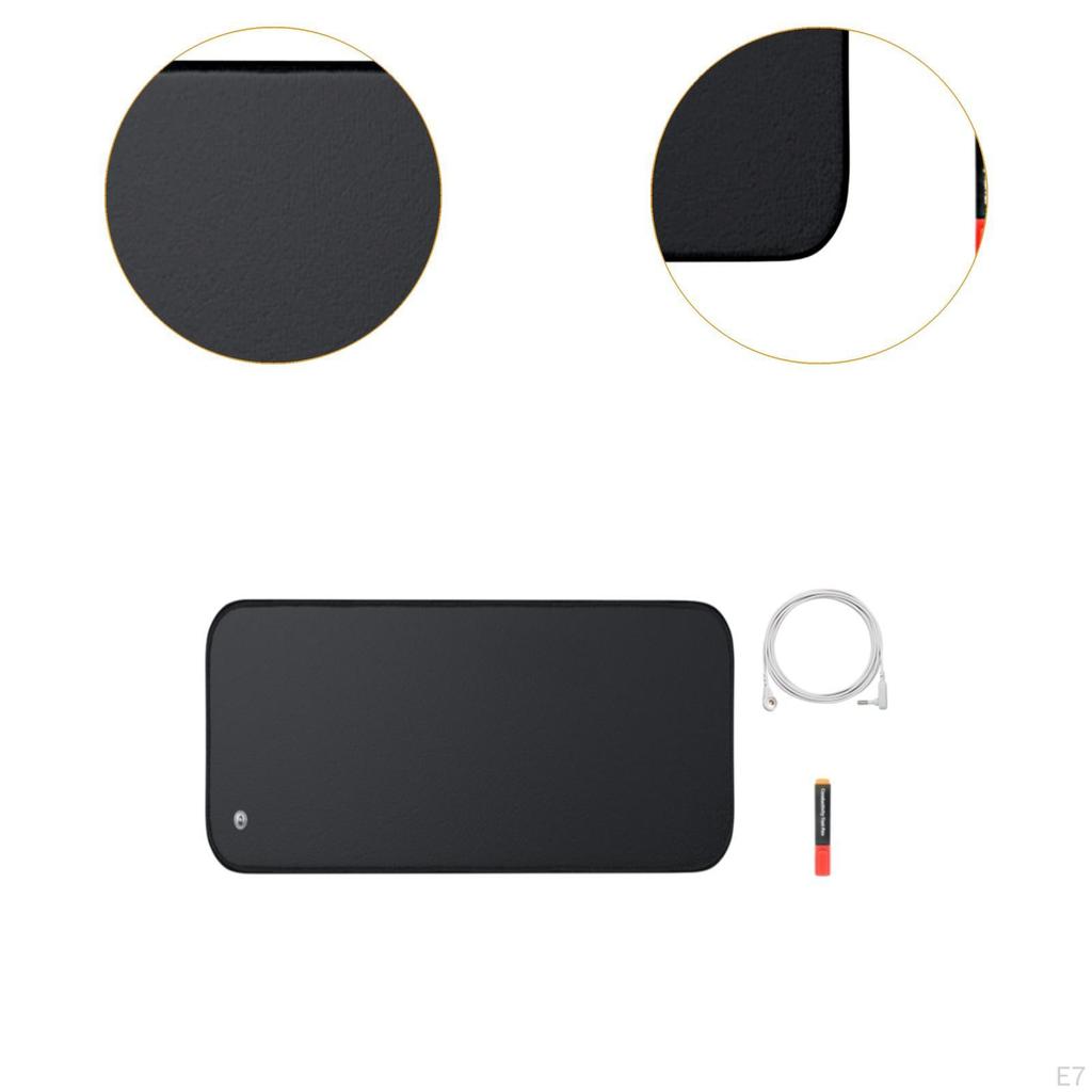 Tapis de mise à la terre pour lit, coussin conducteur pour le sommeil, avec stylo test et design antidérapant