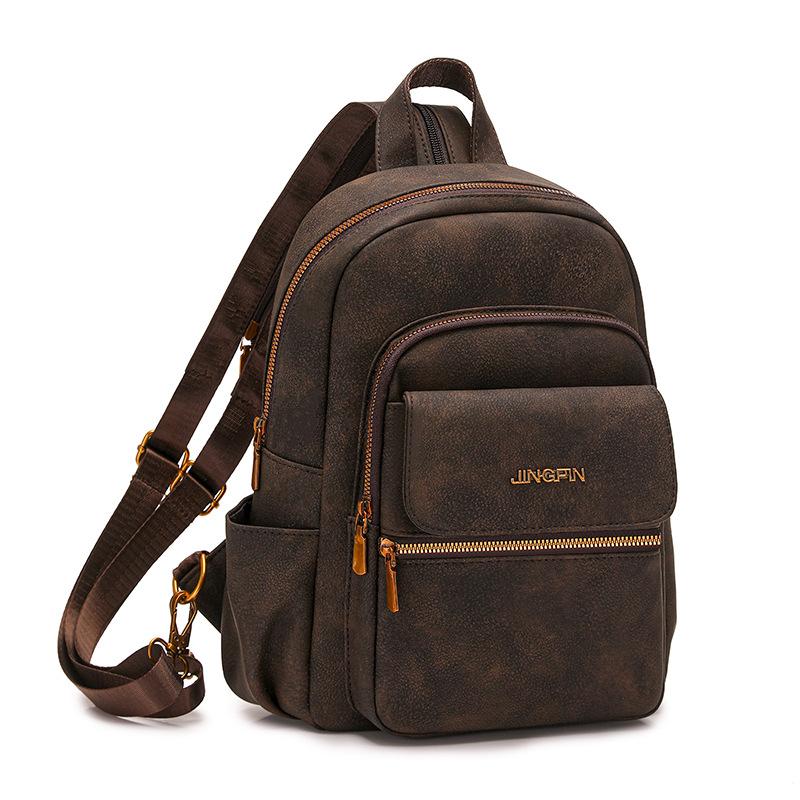 

Multi-use Backpack Commuter Large Capacity Travel Chest Bag Women s Shoulder Bag кавовий