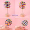 Q0Kb Colorful Wand Stress Relief Toy Rotating Lollipop Creatively Art Decoration Office Decompression Boy Girls