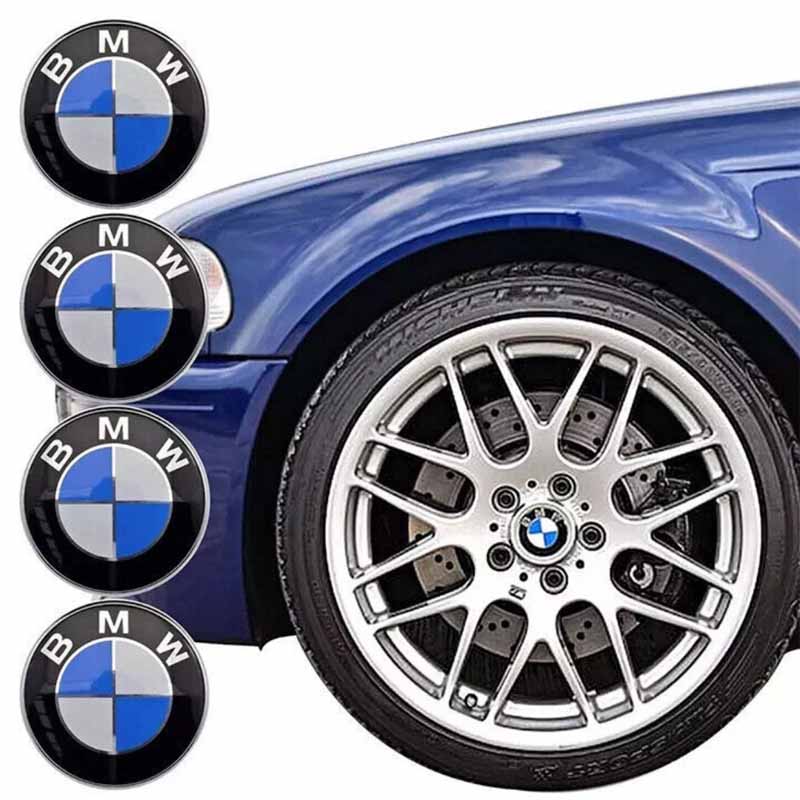 4Pcs 56mm/68mm Wheel Center Caps BMW–Fit for X1 X3 X5 E70 E71 X6 M3 F30 F20 F10 F11 G30 E36 E46 E53 E90 E91 E60 E61 E93