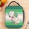 Sarah and Duck Lunch Bag Travel Portable Thermal Lunch Bags For Child  Oxford Graphic Design Cooler Bag