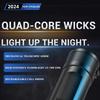 5000LM Ultra Bright Tactical Light Built-in Battery Powerful P70 LED Flashlights Emergency Spotlight Telescopic Zoom Flash Light