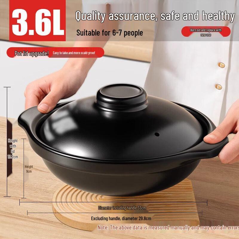 Qiwei Heat-Resistant Ceramic Casserole Pot