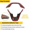 1Set Car Steering Wheel Cover Trim Carbon Fiber Style for 2018-2022 Honda Accord Car Steering Wheel Decoration Cover Accessories