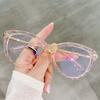 Reading Glass Oversized Eyeglasses Durable Anti-Blue Light Glasses   Women Computer Goggles Ultra Light Frame Glass