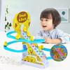 Treppensteigen Track Spielzeug Elektrische Ente DIY Rail Racing Track Achterbahn Spielzeug Set Unterhaltungsmusik Pädagogisches Spielzeug Für Kinder Geschenk